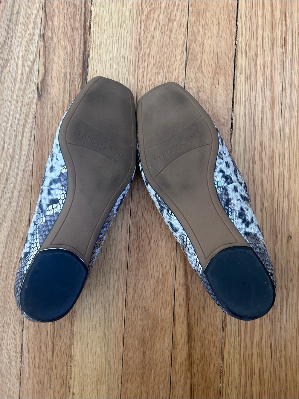 Franco Sarto "Ailee" Snake Skin Flats - Picture 6 of 6
